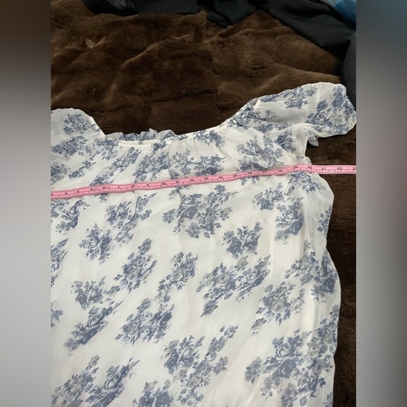 Gorgeous 100% Silk Summer Top Size Medium - Picture 7 of 11